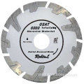 Deep tooth segmented diamond Saw blade for fast cutting abrasive material----GEAT